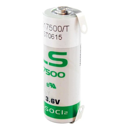 SAFT LS17500 W TABS A 3.6V Lithium Thionyl Chloride Battery LS17500_TAB